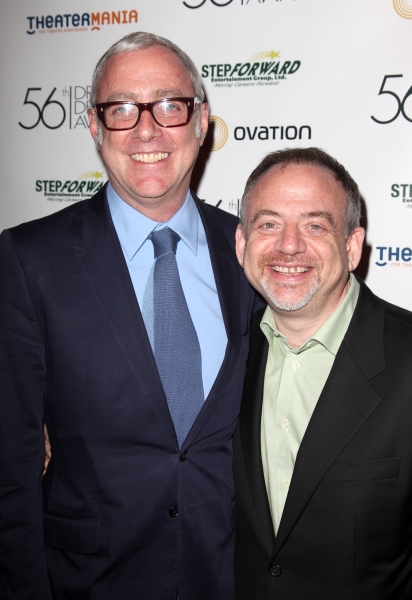 Scott Wittman & Marc Shaiman attending the 56th Annual Drama Desk Award Nominees Rece Photo