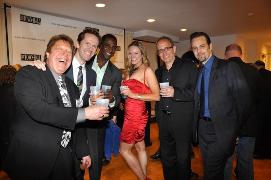 Toasting Town Hall's 90th, Robert R. Blume, Jeffry Denman, Norm Lewis, Ross Patterson Photo