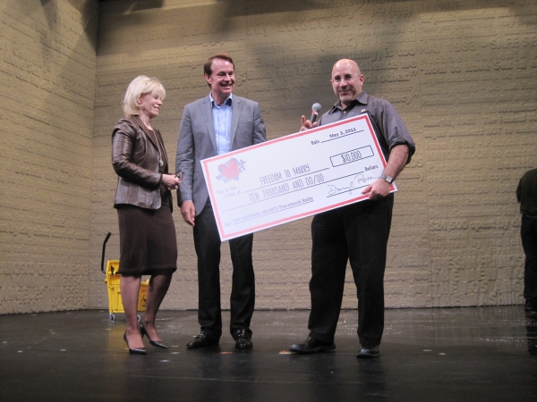 Photo Flash: THE NORMAL HEART Presents $10,000 Check to Freedom to Marry Image