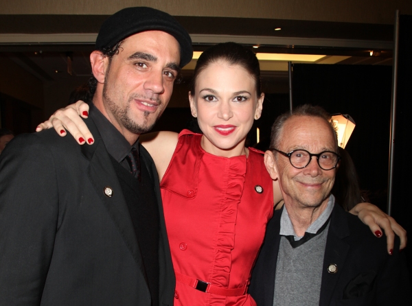 Bobby Cannavale, Sutton Foster & Joel Grey attending the 65th Annual Tony Awards Meet Photo