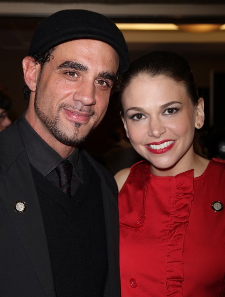 Bobby Cannavale, Sutton Foster attending the 65th Annual Tony Awards Meet The Nominee Photo