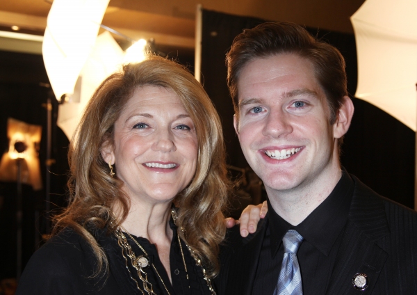 Victoria Clark & Rory O'Malley attending the 65th Annual Tony Awards Meet The Nominee Photo