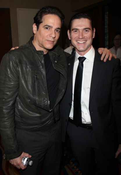 Yul Vazquez & Billy Crudup attending the 65th Annual Tony Awards Meet The Nominees Pr Photo