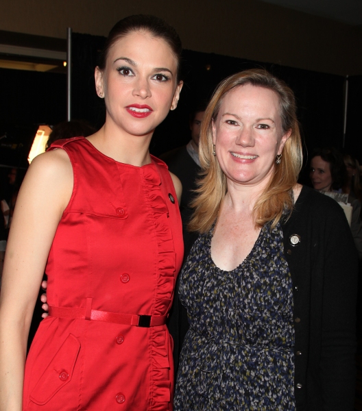 Sutton Foster & Kathleen Marshall attending the 65th Annual Tony Awards Meet The Nomi Photo