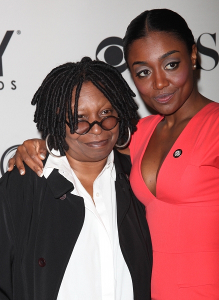Whoopi Goldberg & Patina Miller attending the 65th Annual Tony Awards Meet The Nomine Photo