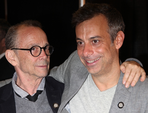 Joel Grey & Joe Mantello attending the 65th Annual Tony Awards Meet The Nominees Pres Photo