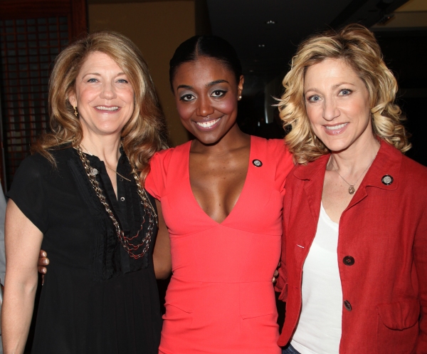 Victoria Clark & Patina Miller & Edie Falco attending the 65th Annual Tony Awards Mee Photo