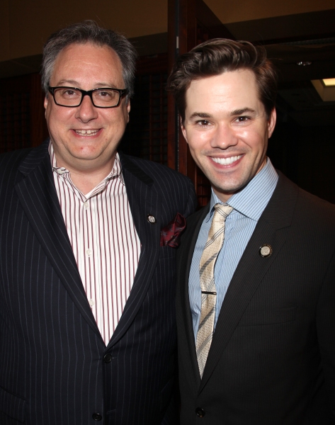 Douglas Carter Beane & Andrew Rannells attending the 65th Annual Tony Awards Meet The Photo