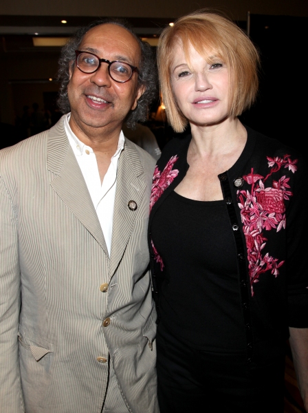 George C. Wolfe & Ellen Barkin attending the 65th Annual Tony Awards Meet The Nominee Photo