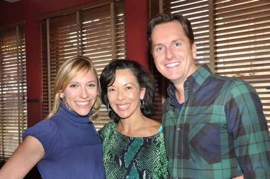 Erica Mansfield (How to Succed), Joann M. Hunter (Host of tonight's Event) and Matt W Photo