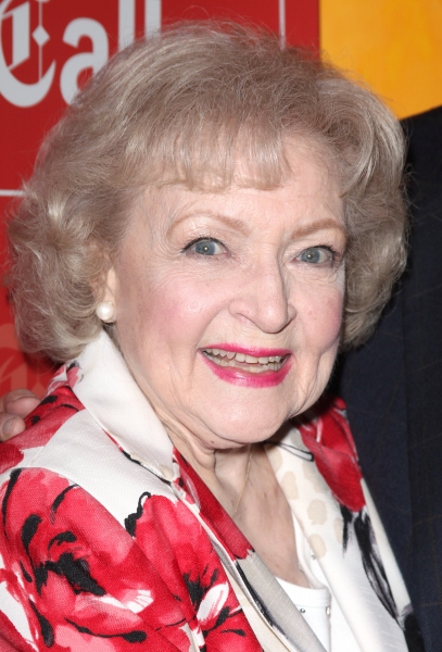Betty White attending the Times Talks with Betty White & Michael Stipe at Times Cente Photo