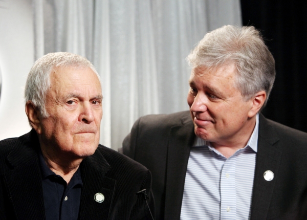 John Kander & David Thompson attending the 65th Annual Tony Awards Meet The Nominees  Photo