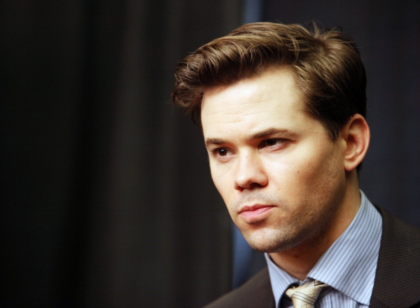 Andrew Rannells attending the 65th Annual Tony Awards Meet The Nominees Press Recepti Photo