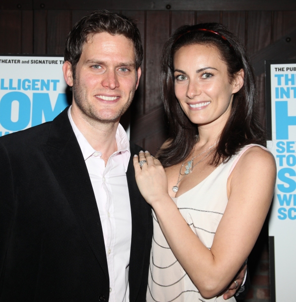 Steven Pasquale & Laura Benanti attending 'The Intelligent Homosexual's Guide' Openin Photo
