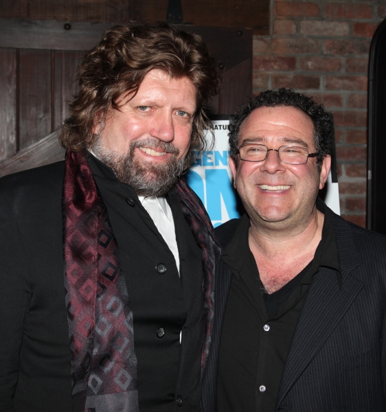 Oskar Eustis & Michael Grief attending 'The Intelligent Homosexual's Guide' Opening N Photo
