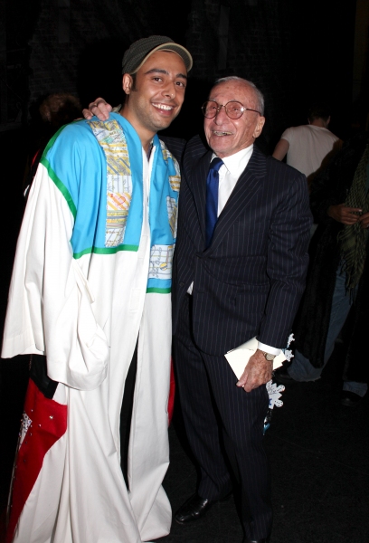 Manuel Herrera (Gypsy Robe Winner - WEST SIDE STORY)  & Arthur Laurents attending the Photo