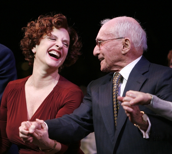 Boyd Gaines, Patti LuPone, Arthur Laurents during the Broadway Opening Night Performa Photo