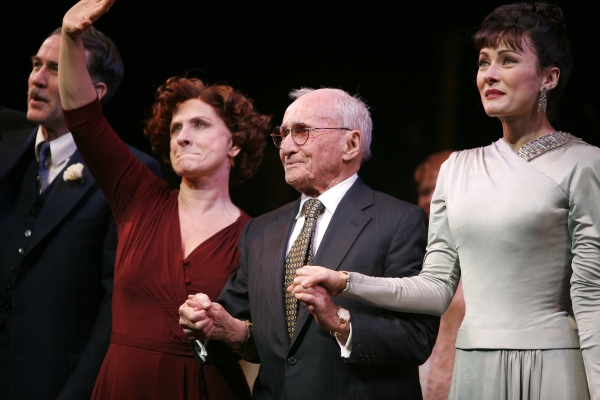 Boyd Gaines, Patti LuPone, Arthur Laurents, Laura Benanti during the Broadway Opening Photo