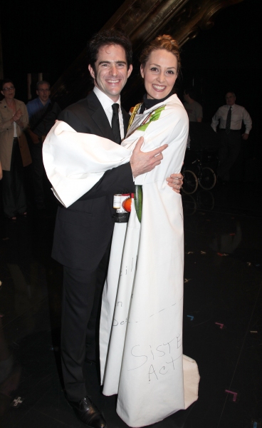Andy Blankenbuehler & Shannon Lewis attending the Broadway Opening Night Gypsy Robe C Photo