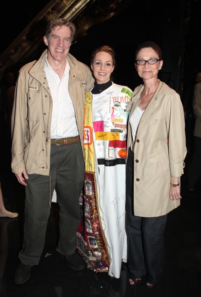 Nick Wyman, Shannon Lewis & Actors Equity Executive Director Mary McColl attending th Photo