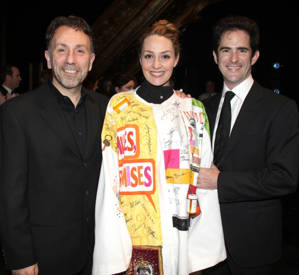 Leonard Foglia & Shannon Lewis & Andy Blankenbuehler attending the Broadway Opening N Photo