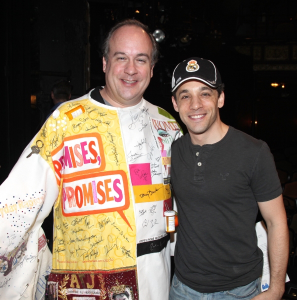 Kevin Ligon (Gypsy Recipient- 'Sister Act') & Jeffrey Schecter attending the Broadway Photo