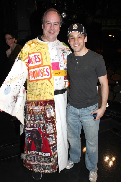 Kevin Ligon (Gypsy Recipient- 'Sister Act') & Jeffrey Schecter attending the Broadway Photo