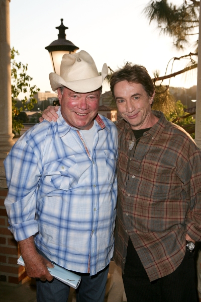 Cast members William Shatner (L) and Martin Short Photo
