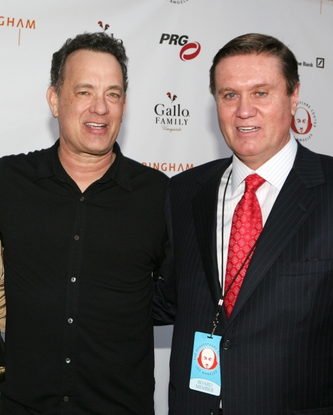 Tom Hanks and Co-Chair Michael J. Davis Photo