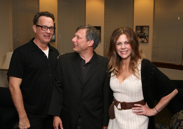 Cast member Tom Hanks, Director Ben Donenberg and cast member Rita Wilson Photo