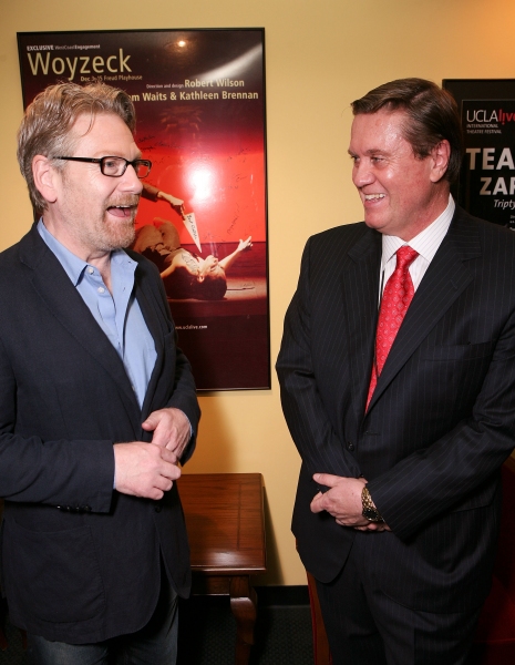 Cast member Kenneth Branagh (L) and Co-Chair Michael J. Davis Photo
