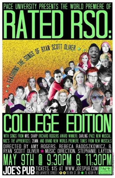 Photo Coverage: Pace Students Perform Music of Ryan Scott Oliver in RATED RSO: COLLEGE EDITION Image