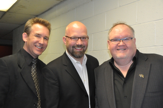 Steven Ray Watkins (Musical Director), Scott Coulter and Lennie Watts (Director) Photo