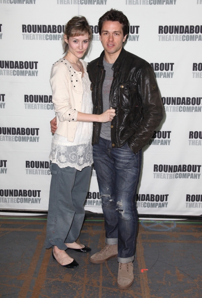 Jill Paice & Julian Ovenden attending the Meet & Greet for The Roundabout Theatre Com Photo