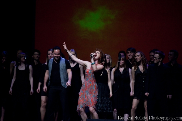 Carly Street & the Theatre 20 Emerging Artists Choir
 Photo