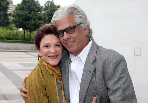 Linda Lavin & husband Steve Bakunas After a Performance of 'Follies' at the John F. K Photo