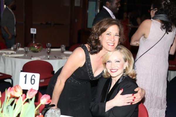 Karen Ziemba congratulates  Susan Stroman  Photo