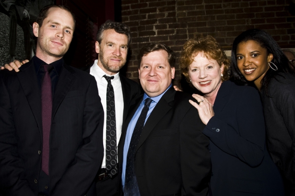 Patrick Carroll, Tate Donovan, David Lindsay-Abaire, Becky Ann Baker & Renee Elise Go Photo