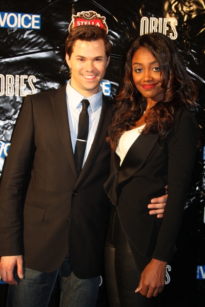 Andrew Rannells and Patina Miller Photo