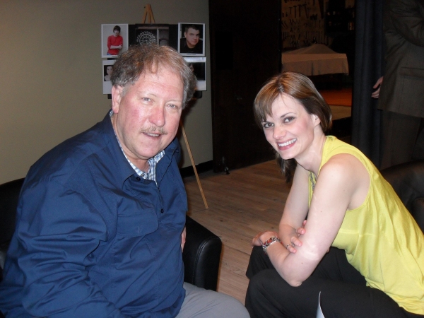 Director Russ Tutterow with actor Gail Rastorfer Photo