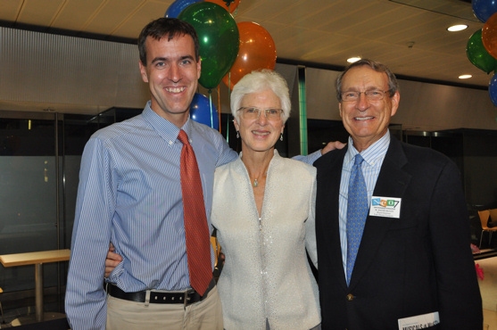 W. David McCoy with his wife Millie and his son Photo