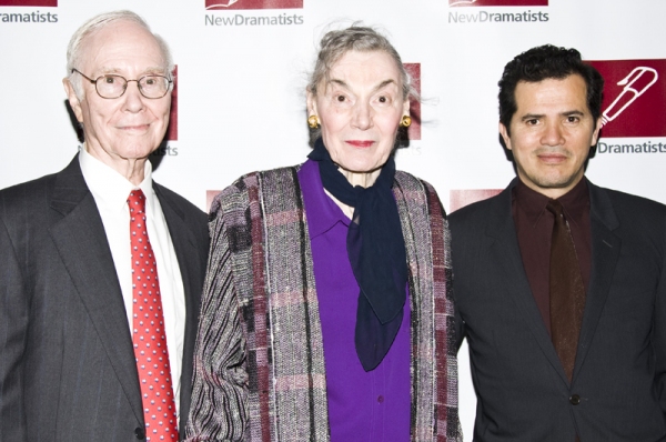 Roger Berlind, Marian Seldes & John Leguizamo Photo