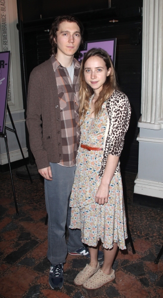 Paul Dano & Zoe Kazan attending the Opening Night Public LAB Production of 'KnickerBo Photo