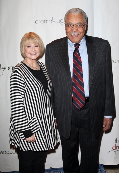 James Earl Jones & wife attending the 77th Annual Drama League Awards at the Mariott  Photo