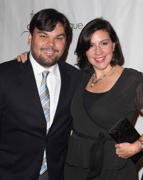 Robert Lopez & Kristen Anderson-Lopez attending the 77th Annual Drama League Awards a Photo