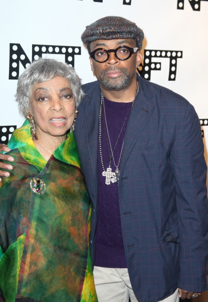 Ruby Dee & Spike Lee attending the Woodie King Jr's NFT New Federal Theatre 40th Reun Photo