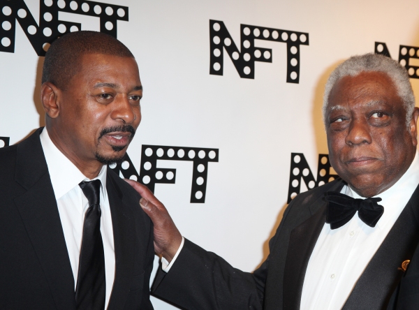 Robert Townsend & Woodie King Jr. attending the Woodie King Jr's NFT New Federal Thea Photo