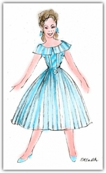 Photo Flash: Costume Sketches for Engeman's HAIRSPRAY Image