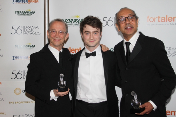 Joel Grey, Daniel Radcliffe and George C. Wolfe Photo