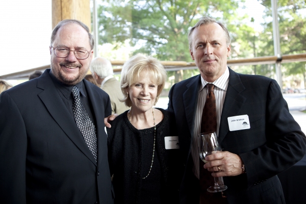Rupert Holmes, Daryl Roth and novelist John Grisham Photo